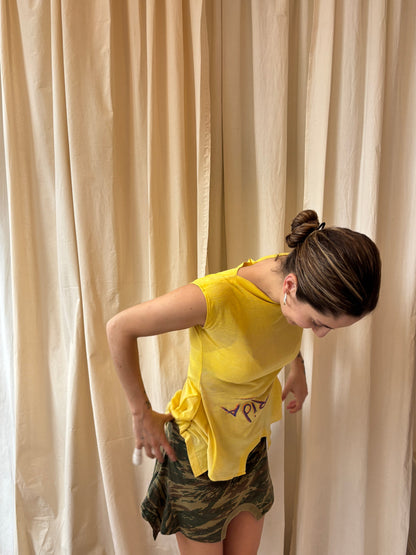 GINA CORRIERI MINI CAMO TSKIRT