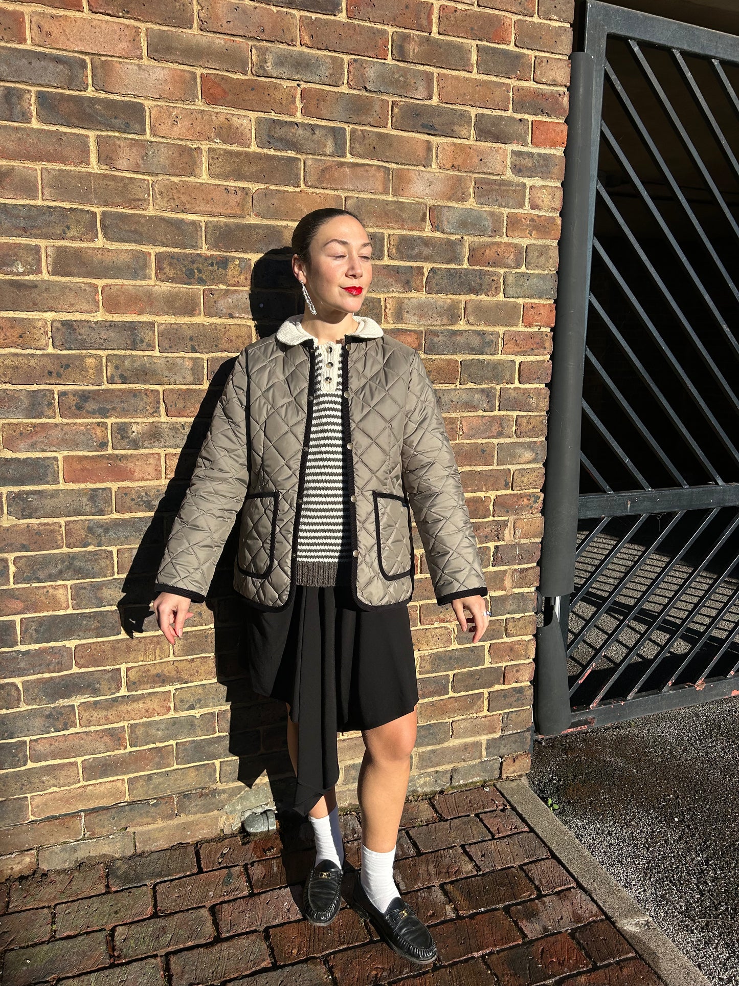 LAVENHAM CONTRAST CORNARD JACKET CORK