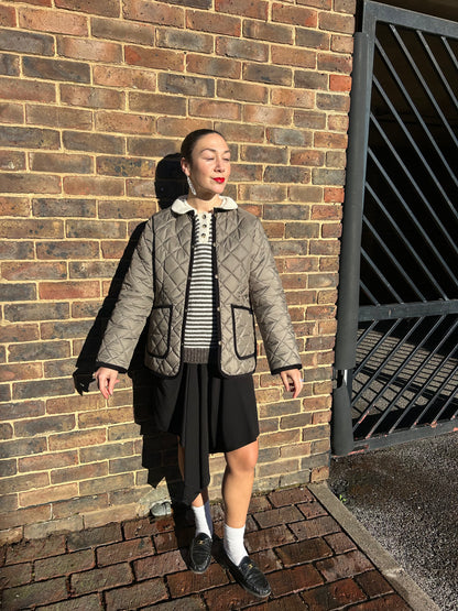 LAVENHAM CONTRAST CORNARD JACKET CORK