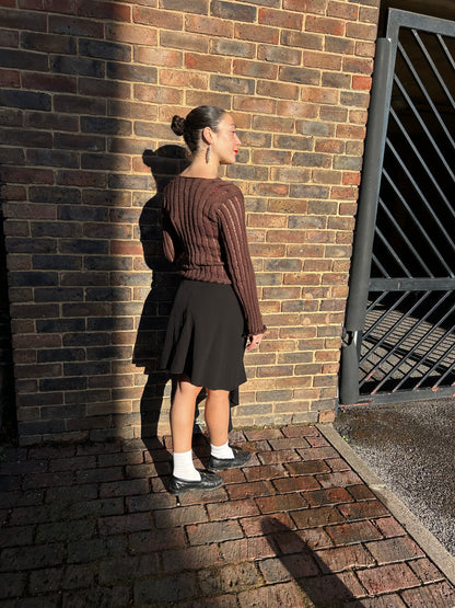 SOHER CARDIGAN BROWN