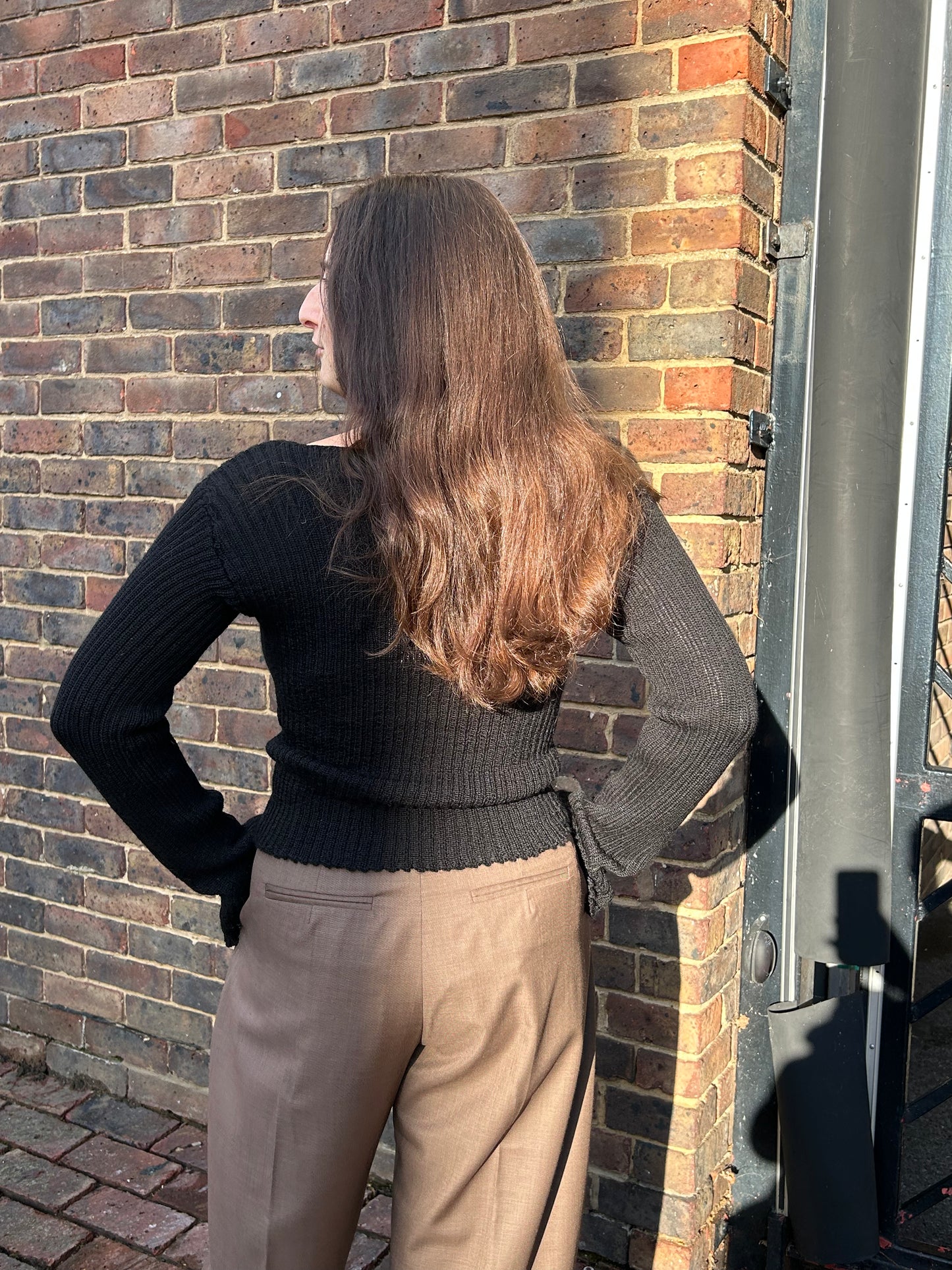 YIBRI TAILORED WIDE-LEG TROUSERS