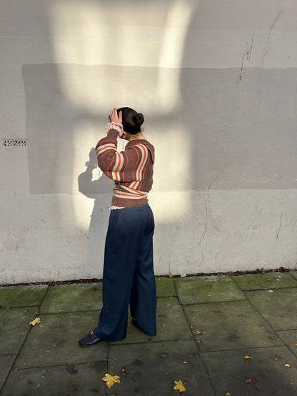 YIBRI TAILORED WIDE-LEG TROUSERS