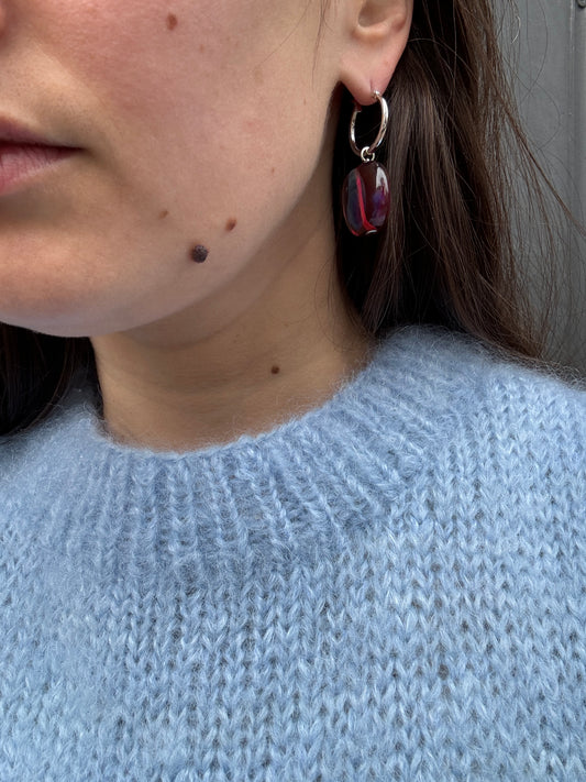 SISI JOIA PIECE EARRINGS CHERRY