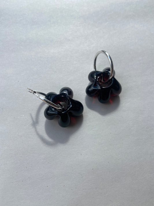 SISI JOIA FLEUR EARRINGS DEEP PURPLE