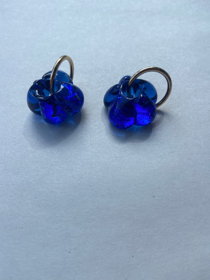 SISI JOIA FLEUR EARRINGS BLUE