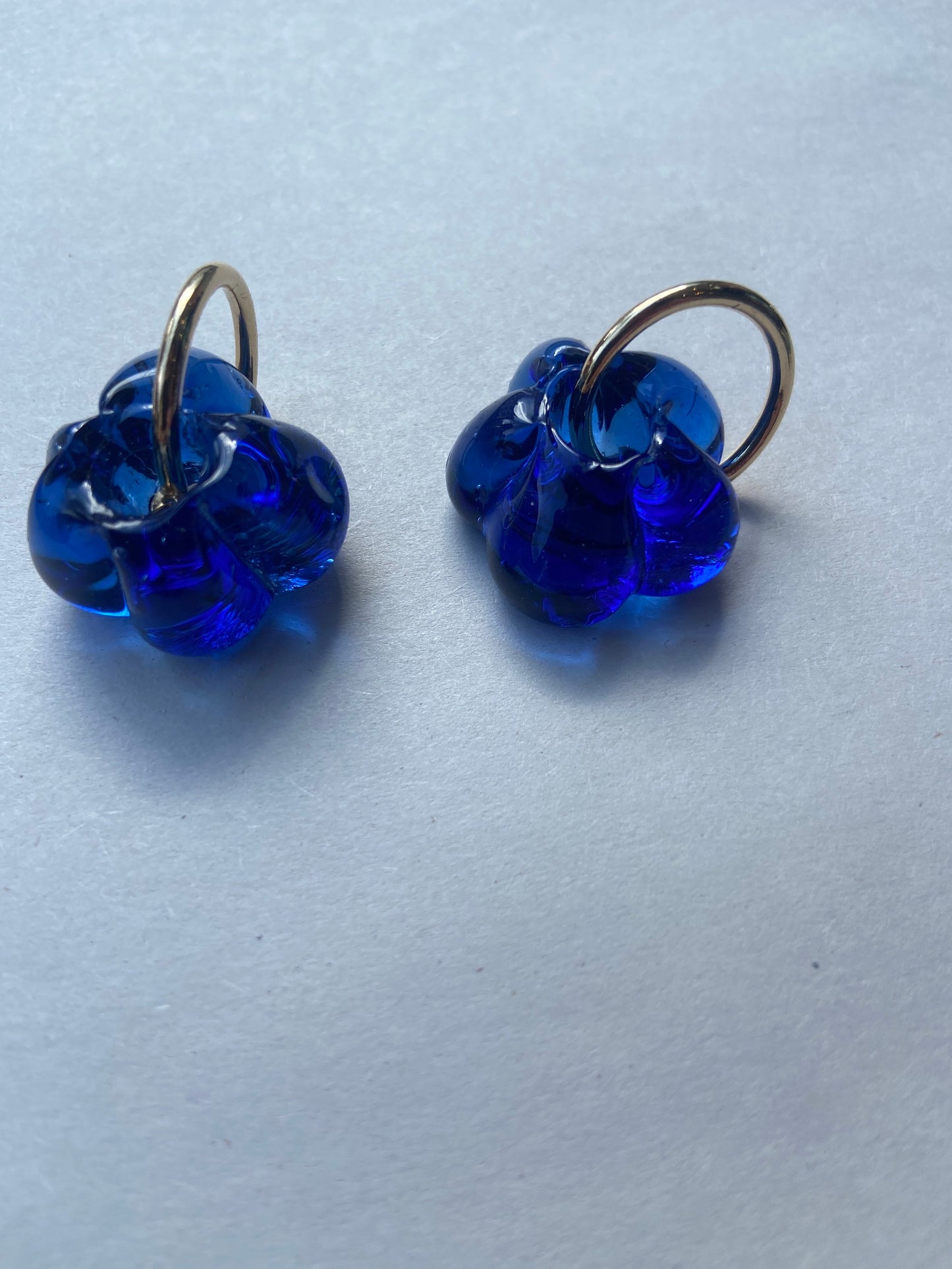 SISI JOIA FLEUR EARRINGS BLUE