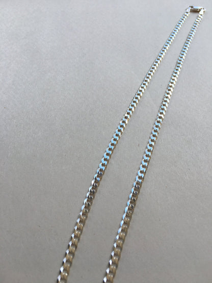 CURB CHAIN SILVER