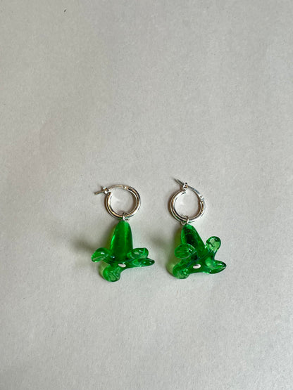 SISI JOIA TUPLA EARRINGS GREEN