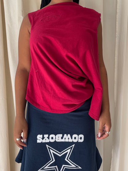 GINA CORRIERI SHIFT TOP RED
