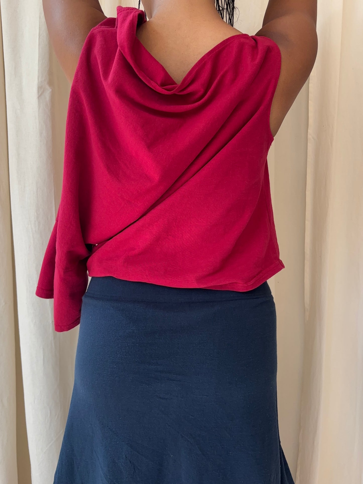 GINA CORRIERI SHIFT TOP RED