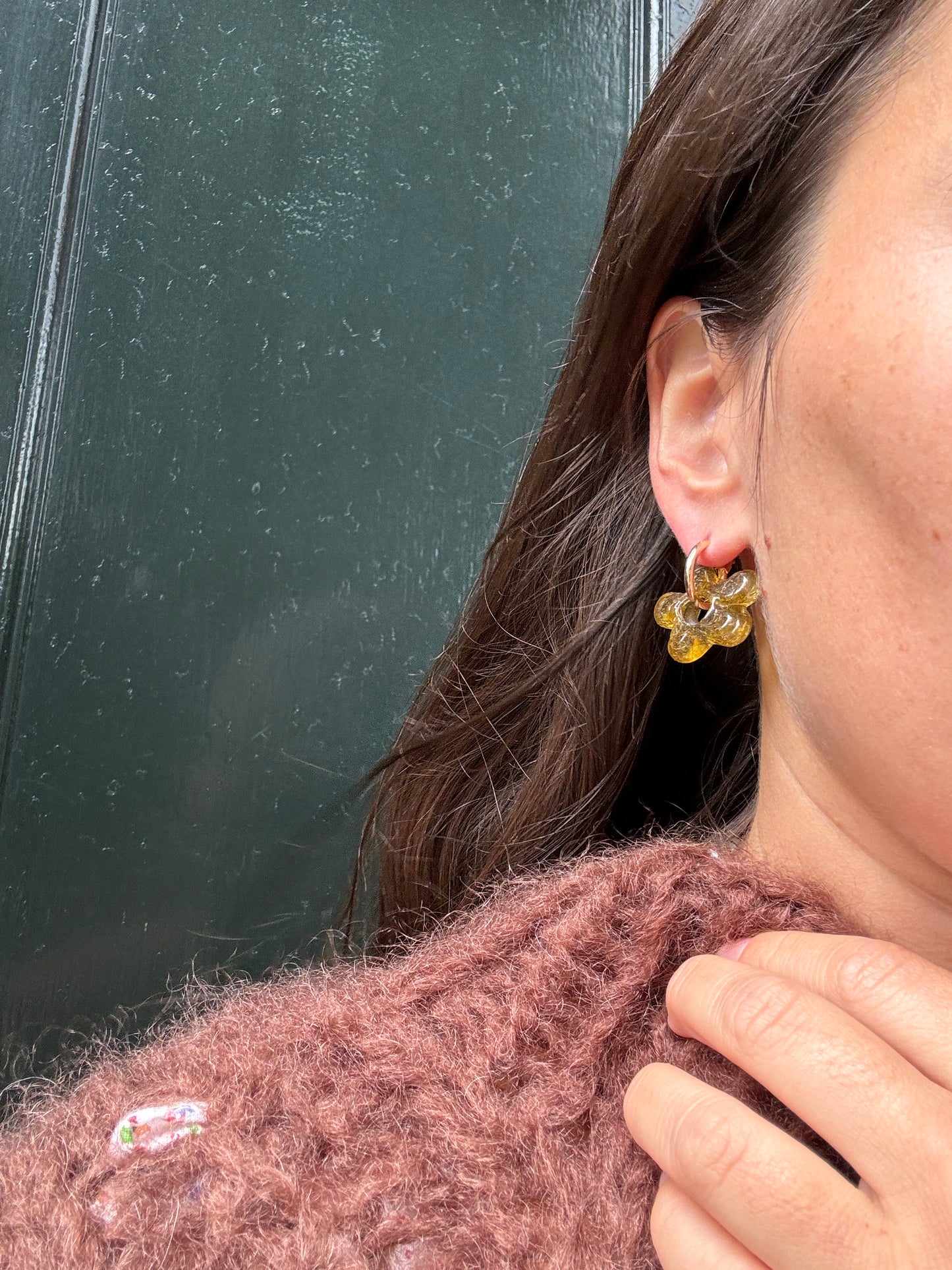 SISI JOIA ZAHRA EARRINGS YELLOW