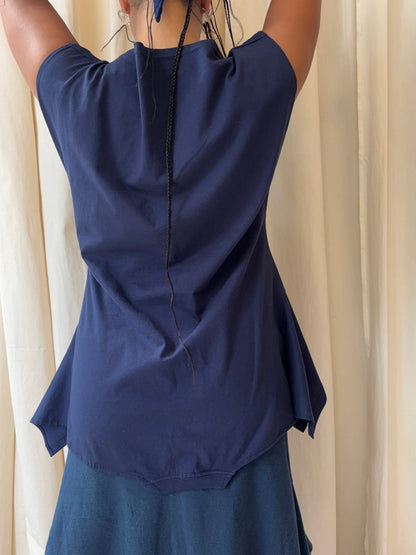 GINA CORRIERI 180 LOGO TOP NAVY