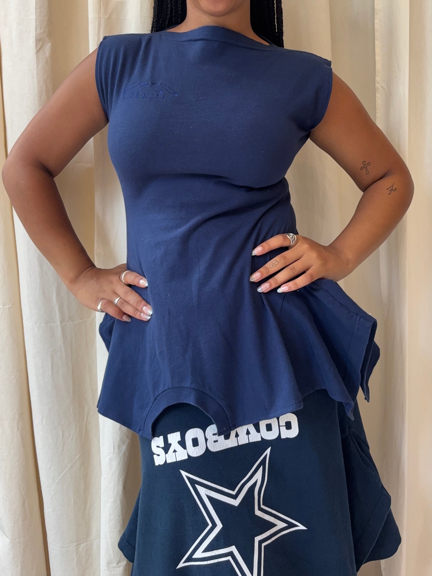 GINA CORRIERI 180 LOGO TOP NAVY