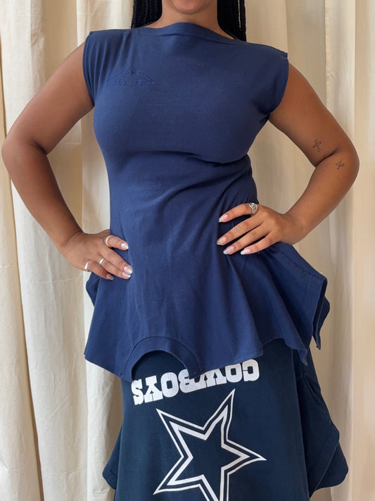 GINA CORRIERI 180 LOGO TOP NAVY
