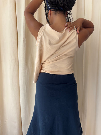 GINA CORRIERI SHIFT TOP PEACH EMERALD ISLE