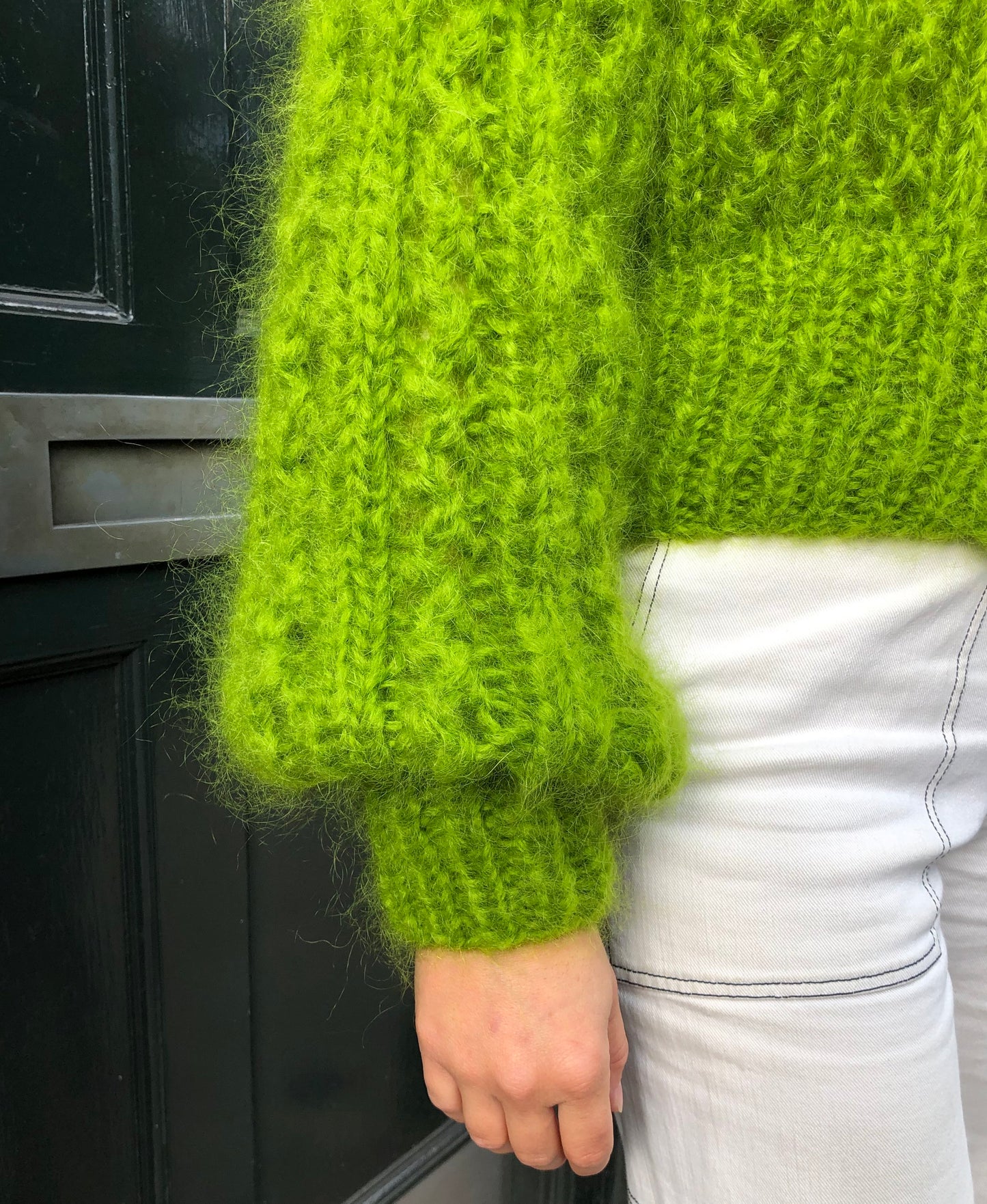 ROSEKUMO LIME MAMMA CARDIGAN