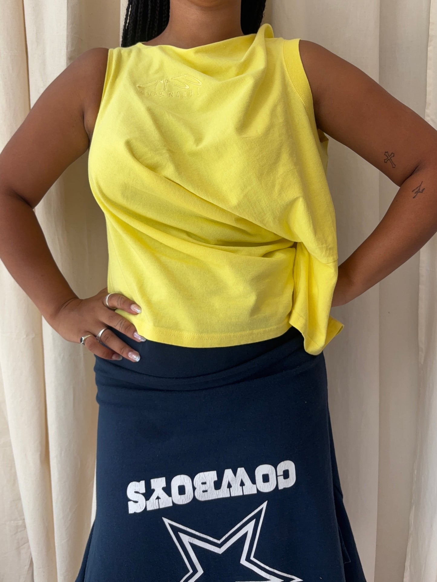 GINA CORRIERI SHIFT TOP YELLOW