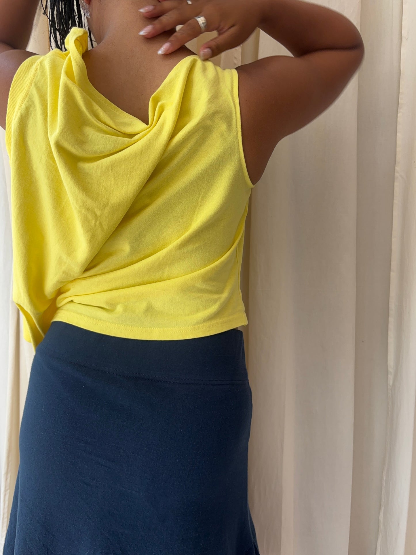 GINA CORRIERI SHIFT TOP YELLOW