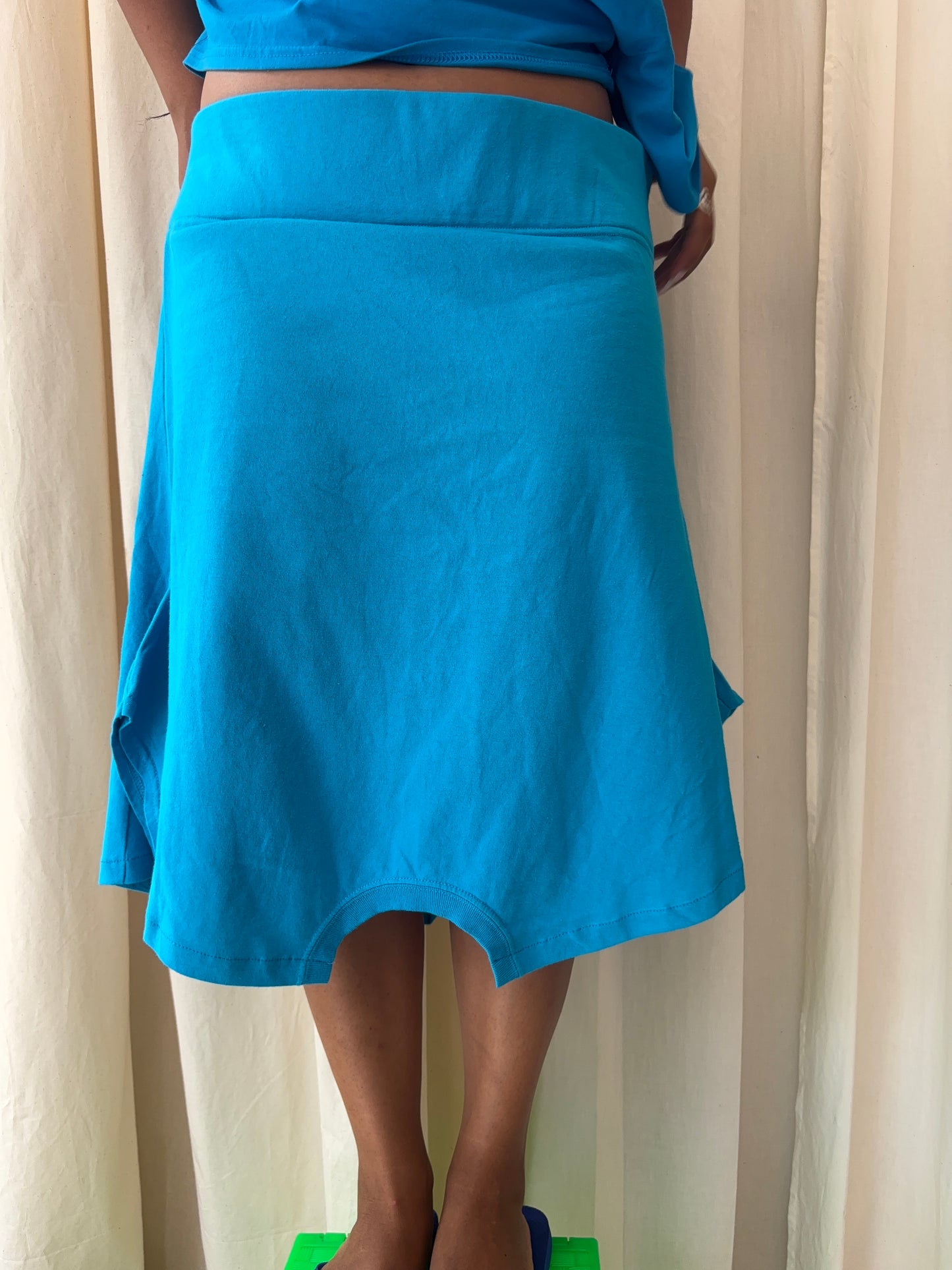 GINA CORRIERI T-SKIRT LONG TURQUOISE