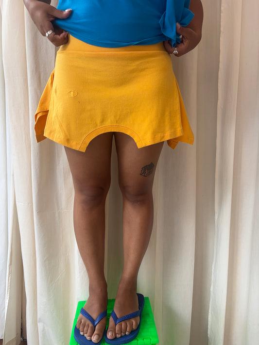 GINA CORRIERI T-SKIRT MINI ORANGE