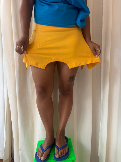 GINA CORRIERI T-SKIRT MINI ORANGE