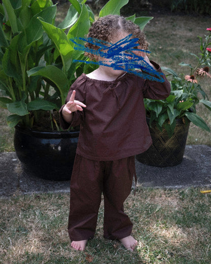 STUBE BROWN LUCA PANTS