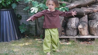 STUBE KIDS  BROWN ESTHER BLOUSE